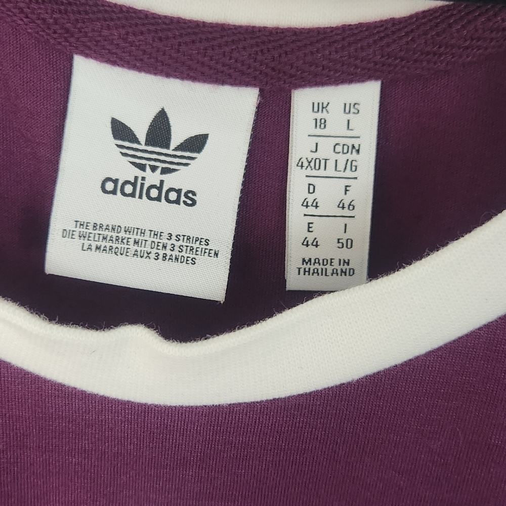 Adidas Originals Women’s Trefoil Track Tank -large - Picture 3 of 7